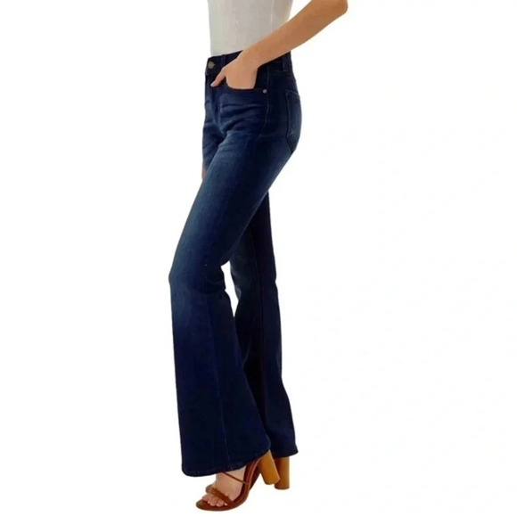 KanCan Flare Leg High Rise Jeans 11/29 NWT - Picture 4 of 14